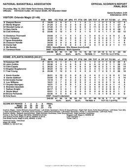 Box Score Magic