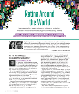 Art for Macular Holes: Outcomes of the World Study