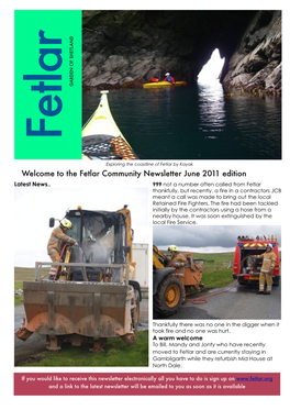 Fetlar Newsletter