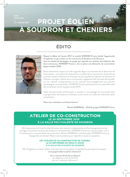Projets Éoliens De Soudron Et Cheniers