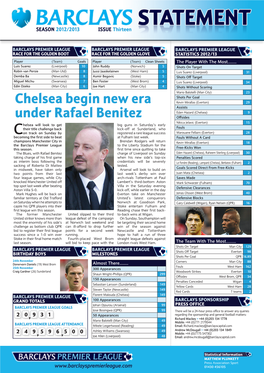 Chelsea Begin New Era Under Rafael Benitez