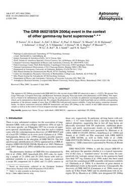 The GRB 060218/SN 2006Aj Event in the Context of Other Gamma-Ray Burst Supernovae�,