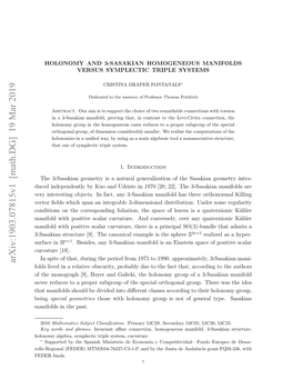 Holonomy and 3-Sasakian Homogeneous Manifolds Versus Symplectic Triple Systems