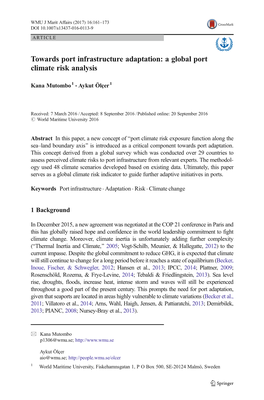 A Global Port Climate Risk Analysis