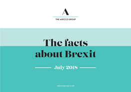 The Facts About Brexit
