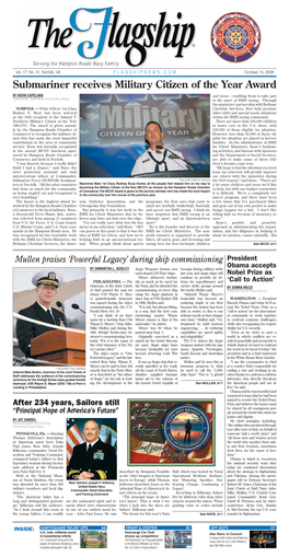 Submariner Receives Military Citizen of the Year Award