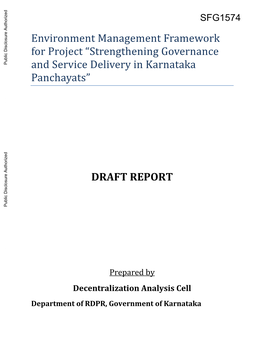 Decentralization Analysis Cell Department of RDPR, Government