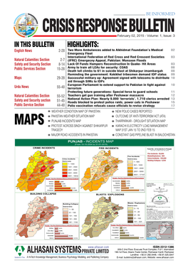 Crisis Response Bulletin Page 1-16