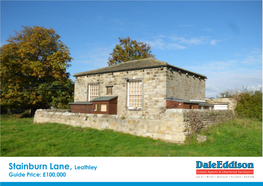 Stainburn Lane, Leathley Guide Price: £100,000
