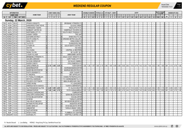 Weekend Regular Coupon 19/03/2020 10:21 1 / 4