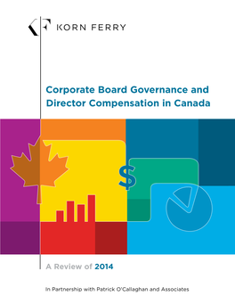 Corporate Board Governance and Director Compensation in Canada