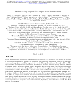 Orchestrating Single-Cell Analysis with Bioconductor