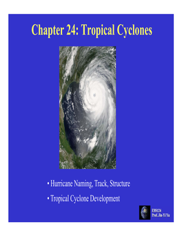 Tropical Cyclones