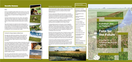 Fens for the Future Leaflet