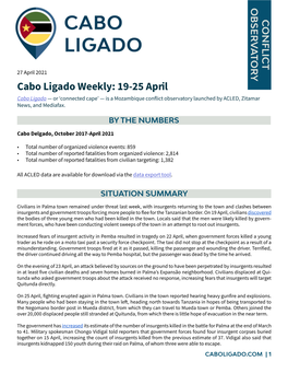 Cabo Ligado Weekly