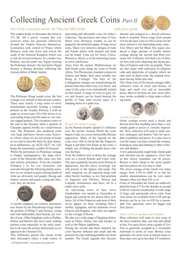 Collecting Ancient Greek Coins Part II