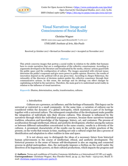 Visual Narratives: Image and Consciousness of Social Reality