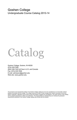 Catalog 2013-14