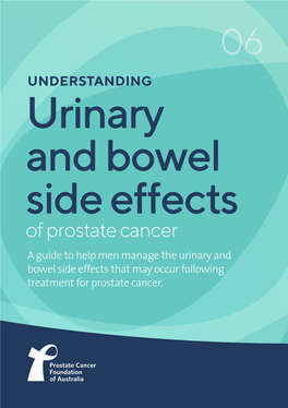 Urinary and Bowel Side Effects of Prostate Cancer