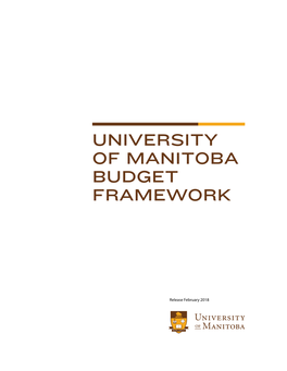 University of Manitoba Budget Framework