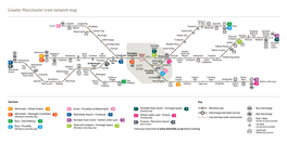 Greater Manchester Tram Network Map