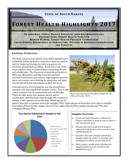 Forest Health Highlights 2017