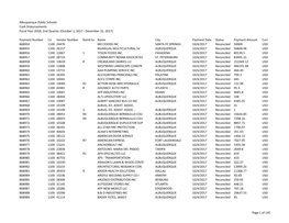 FY2018 Q2 Cash Disbursements