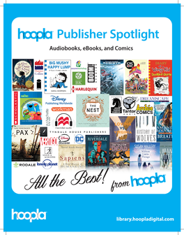 Publisher Spotlight Audiobooks, Ebooks, and Comics