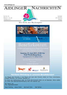 Aidlinger Nachrichten KW 25/2013 (PDF-Datei)