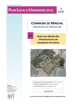 Commune De Mireval Plan Local D'urbanisme (Plu)