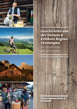Geschichten Aus Der Genuss & Erlebnis Region Tennengau