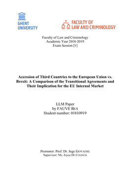 Accession of Third Countries to the European Union Vs