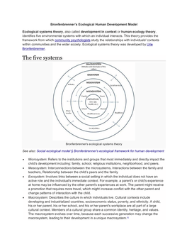 The Five Systems