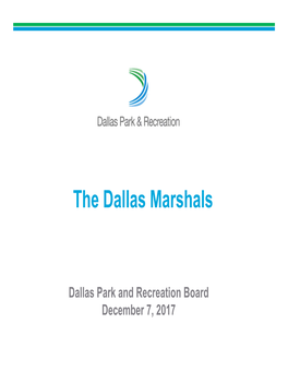 The Dallas Marshals