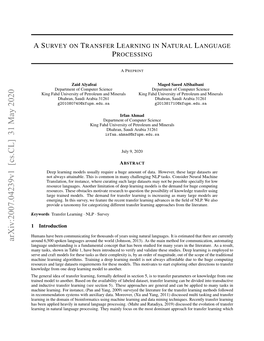 Arxiv:2007.04239V1 [Cs.CL] 31 May 2020 Around 6,500 Spoken Languages Around the World (Johnson, 2013)