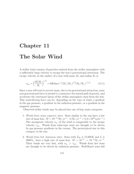 Chapter 11 the Solar Wind