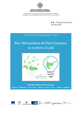 Rete Metropolitana Del Nord Sardegna, Un Territorio Di Città