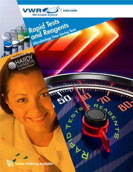 Rapid Tests and Reagents Microbiology Time Saving Tests