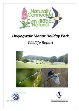Llwyngwair Manor Holiday Park Wildlife Report