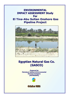 Egyptian Natural Gas Co. (GASCO) Environmental Impact Assessment TABLE of CONTENTS