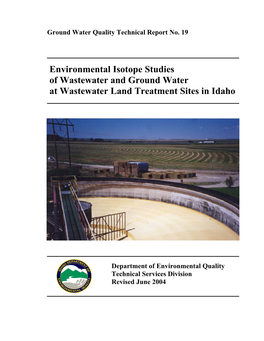 Wastewater Isotope Study Design Limitations