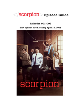 Episode Guide