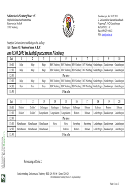 Am 03.03.2013 Imschießsportzentrum Nienburg