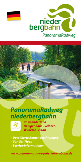 Panoramaradweg Niederbergbahn Im Neanderland Heiligenhaus · Velbert · Wülfrath · Haan