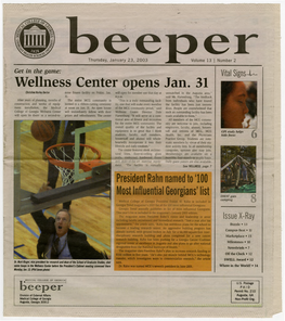 Wellness Center Opens Jan. 31 Christine Hurley Deriso None Fitness Facility on Friday, Jan