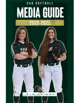 Uab Softball 2021 Media Guide