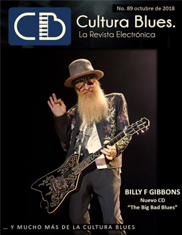 Octubre 2018 CULTURA BLUES. LA REVISTA ELECTRÓNICA Página | 1