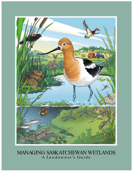 Managing Saskatchewan Wetlands ~ a Landowner's Guide