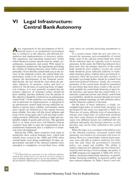 Central Bank Autonomy