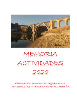 Memoria Actividades 2020